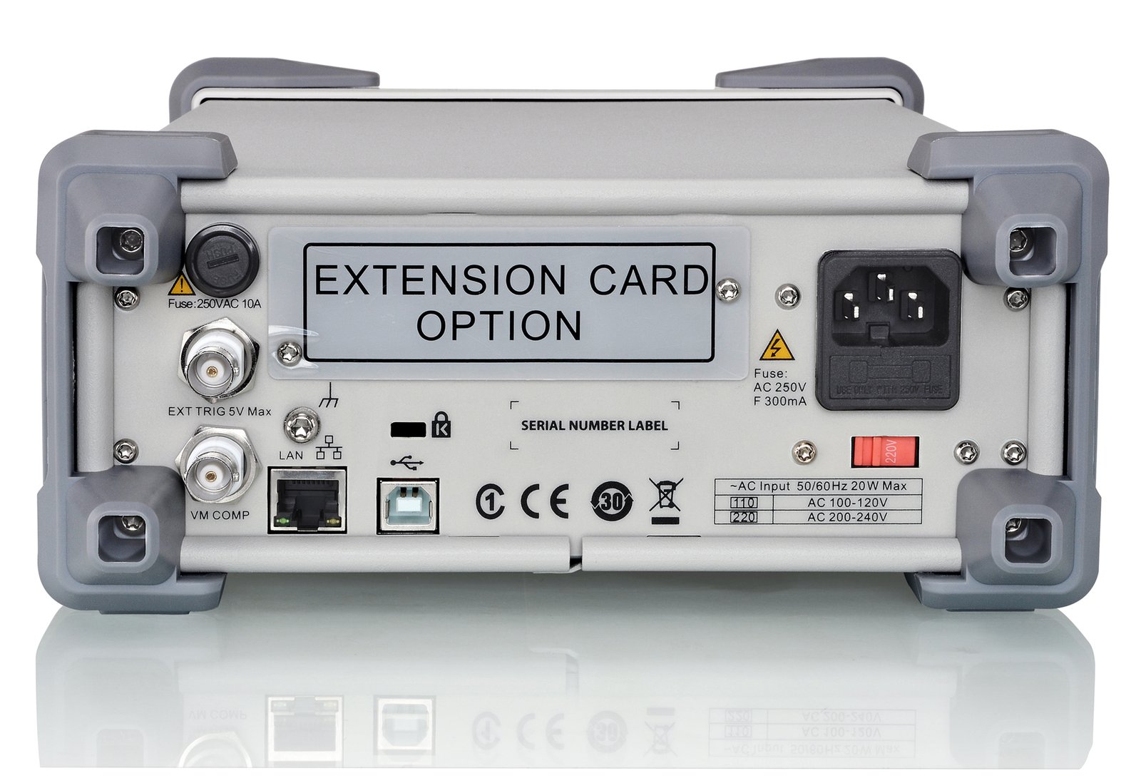 SDM3065X rear interfaces and bench connectivity